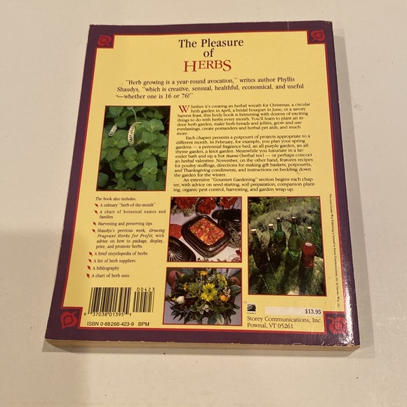 “The Pleasure of Herbs,” oversized paperback - Picture 2 of 2